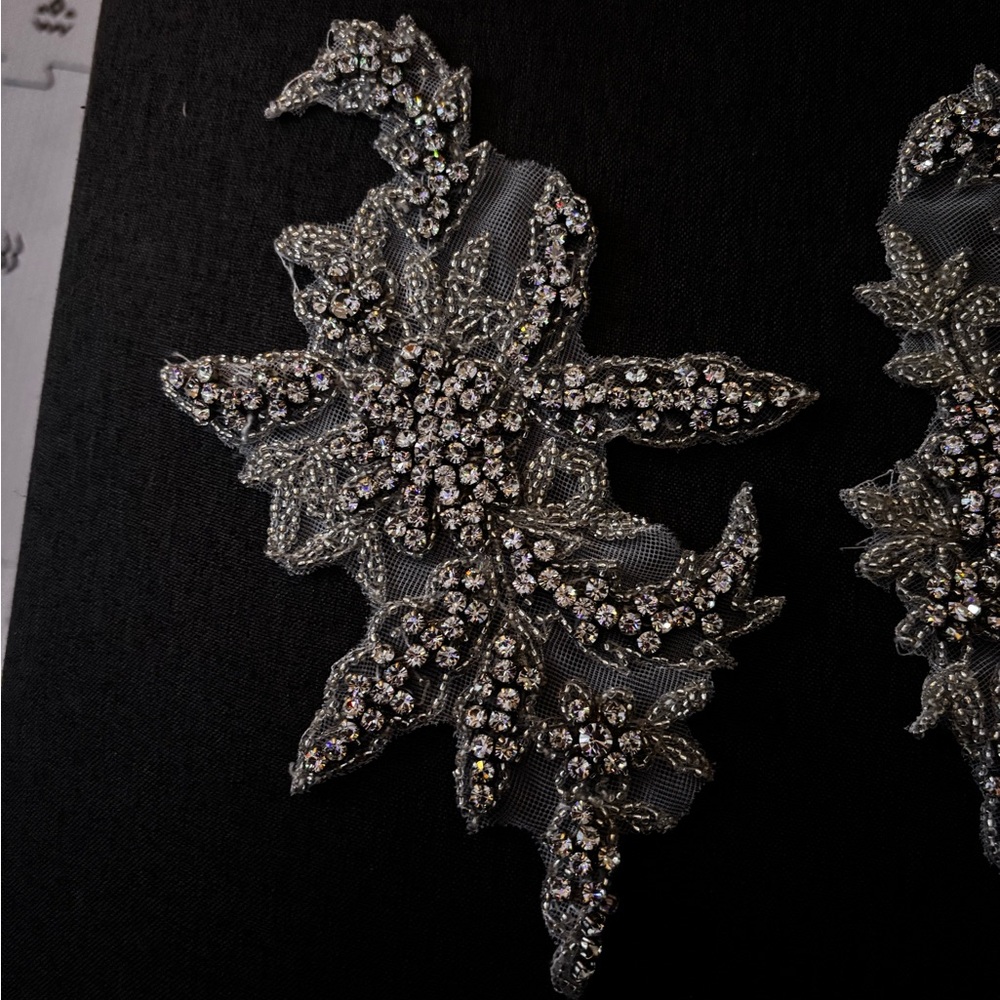 Beaded Rhinestone Appliqués - Picture 13 of 15